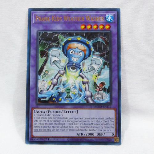 Carta Original Anime Yugioh Prank-kids Weather Washer Konami