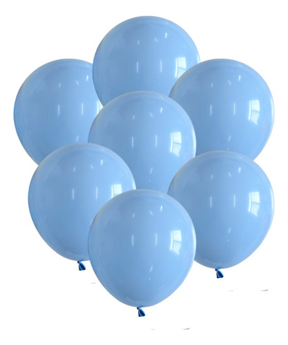 50pz #12 Pulgada 2.8g Globo Latex Alta Calidad Para Fiesta Macaron Blue Macaron-12-50-blue