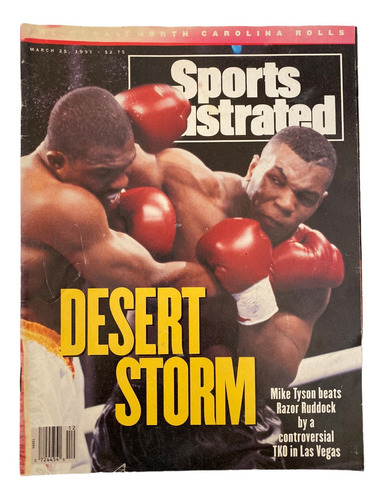 Revista Sports Illustrated 1991 Mike Tyson Vs Razor Ruddock 