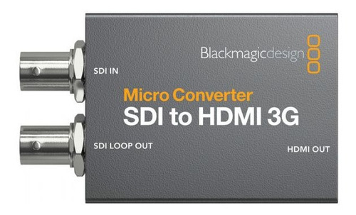 Conversor de sinal Blackmagic Psu 3g Micro Sdi para Hdmi