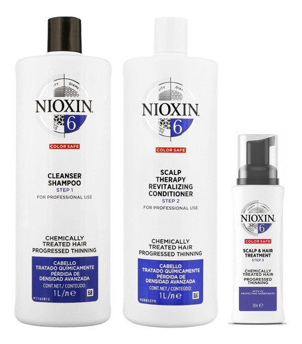 Nioxin-6 Tratamiento Densificador Chemically Treated Hair Lt