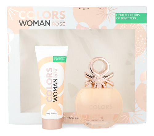 Set Dama Benetton Colors Rose 80 Ml Edt