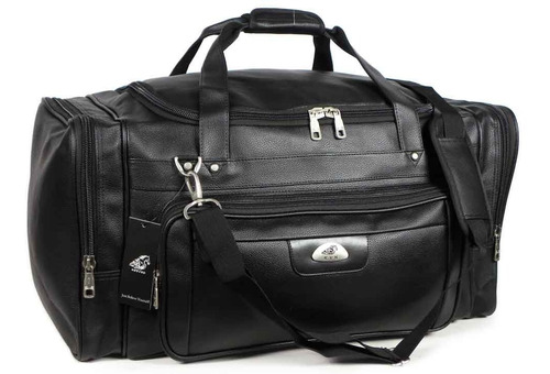 Imagem 1 de 7 de Bolsa Mala De Viagem Kvn Em Couro Sintético 60 Litros