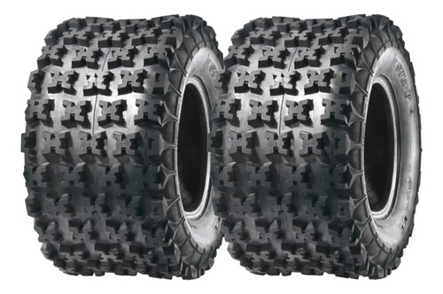 Combo 2 Pneus Utv Quadriciclo 22x10-9 Traseiro 6 Lonas