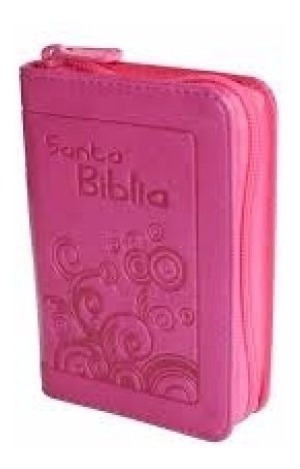 Mini Biblia Rosada Cierre Reina Valera Bolsillo Rv 1960