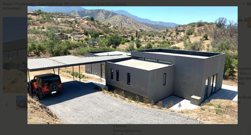 Casa Nueva Moderna En Condominio Curacaví