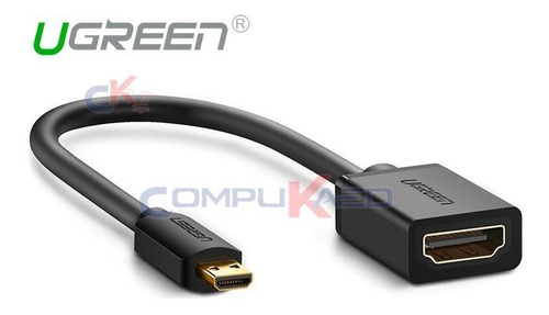 Adaptador Micro Hdmi Macho A Hdmi Hembra Ugreen Ultra Hd 4k