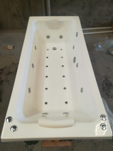 Hidromasaje Max Minimalista 170x80x45 26 Jets 1,5hp Almohada