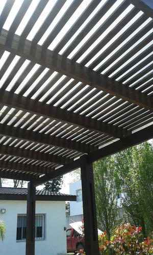Pergolas Media Sombra,varios Diseños,polycarbonato Etc