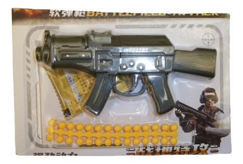 Mini Fusil Escopeta Rifle Balines Goma Juguete Para Niños