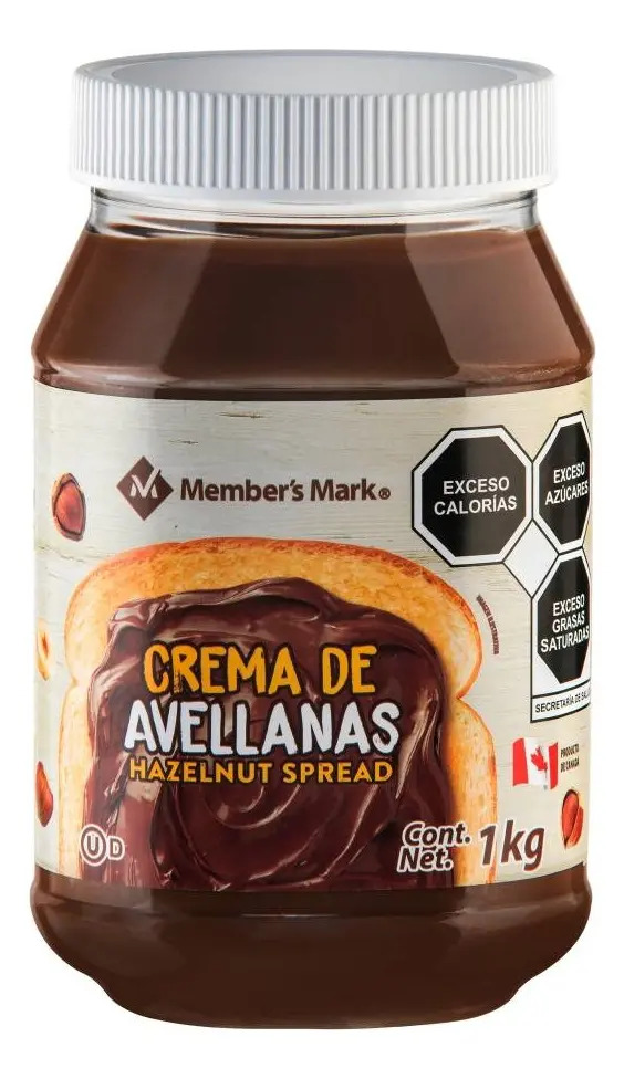 1kg Crema De Avellana Tarro Chocolate Members Mark
