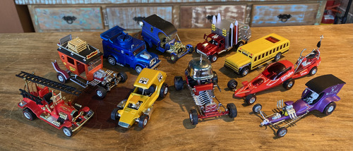 Toy Zone By Tom Daniel Coleção 10 Miniaturas Diecast Custom