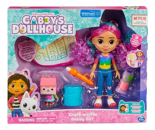 Gabby's Dollhouse Set Rainbow Gabby Deluxe Original