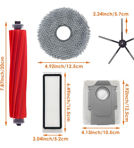 Accesorios De Vacío Establecidos Para Roborock Q Robot Robot
