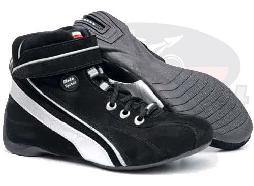 Bota Tênis Camurça Preto Feminino Moto Mondeo Spirit 9910 