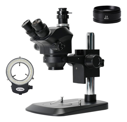 7x-50x Microscopio Estéreo Binocular Trinocular De Laborator