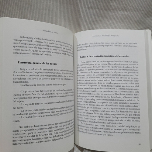 Imagen 8 de 9 de Manual De Psicologia Junguiana Antonio Las Heras Trama
