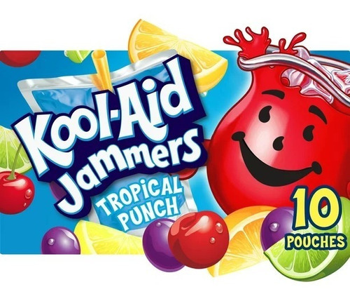 Kool Aid Jammers Tropical Punch 10 Pounches