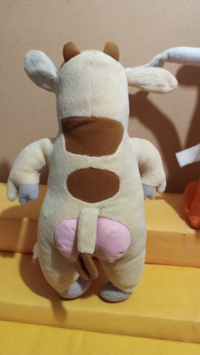 Par De Peluches De La Vaca Y El Pollito Cartoon Network (Usado)