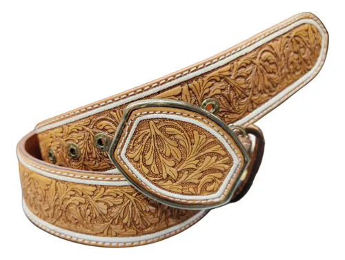 comprar Cinturon Cordoneado Piteado Original Pita Cincelado Vaquero