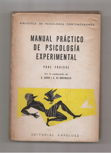 Paul Fraisse Manual Práctico De Psicología Experimental
