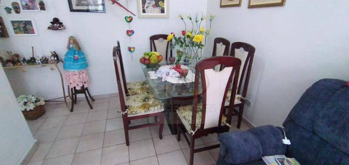 Imagem 3 de 10 de Apartamento Térreo Com 2 Dormitórios, 1 Banheiro, 1 Vaga Coletiva Insuficienteà Venda, 60 M² Por R$ 290.000 - Encruzilhada - Santos/sp - Ap10613