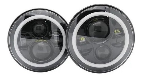 Foco Led Ojo De Angel Jeep 7 Pulgadas. Par