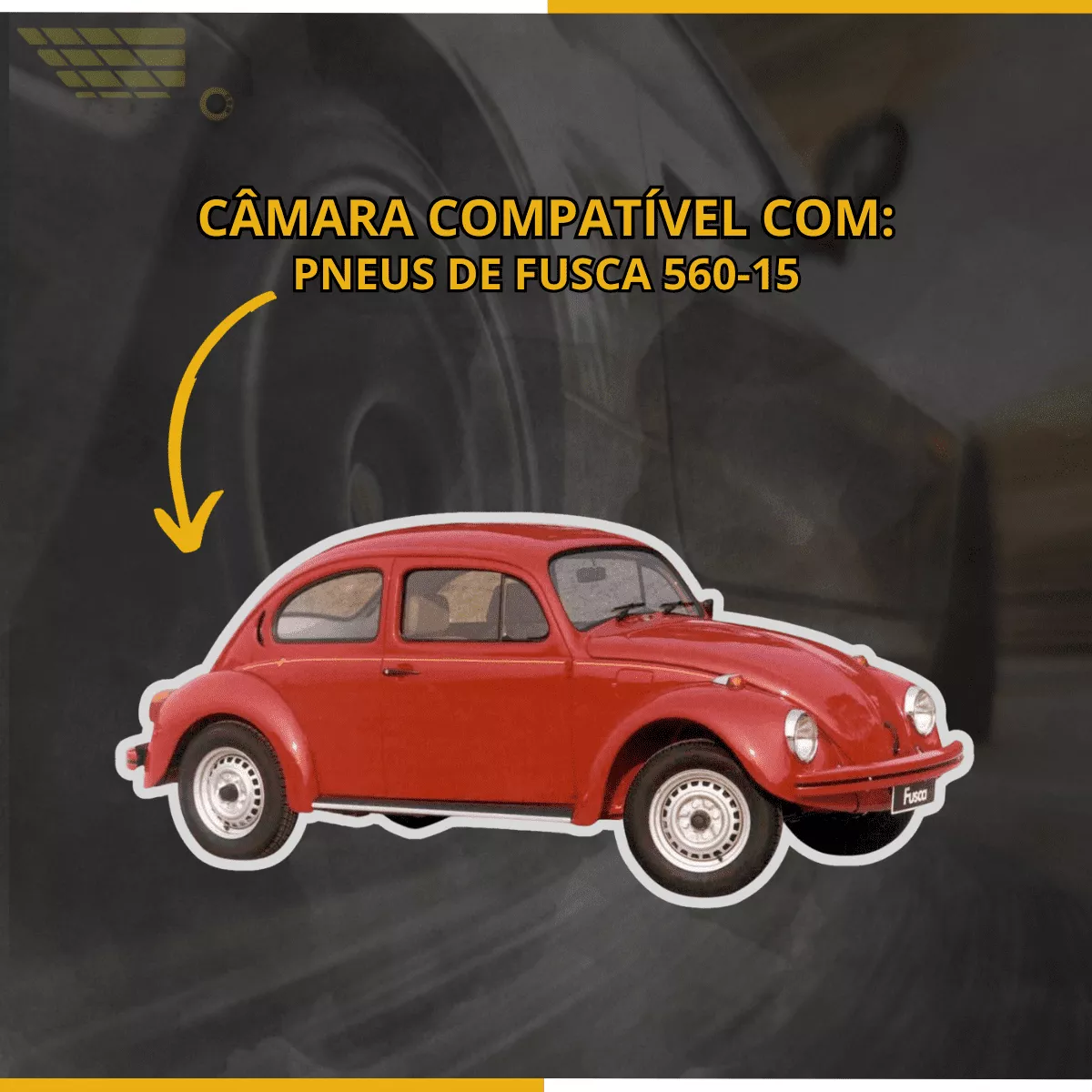 Segunda imagem para pesquisa de camara ar aro 15 fusca