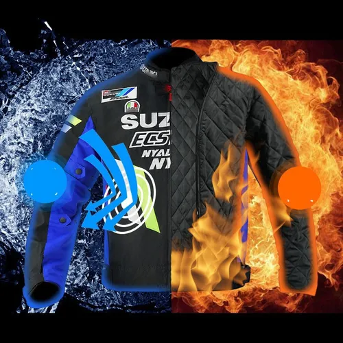Para Suzuki Chaqueta Cálida Ropa De Ciclismo Traje Carreras