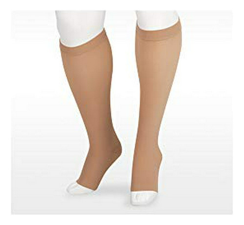 Juzo Soft Knee High Short Open Toe 20-30mmhg, Ii, Beige