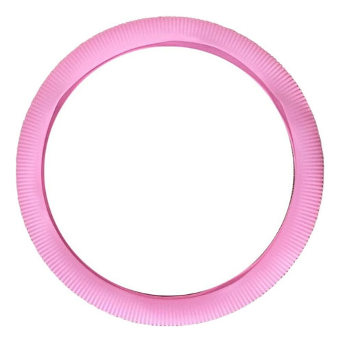 Cubre Volante De Silicona Rosa Fluo  Para Ford Ka