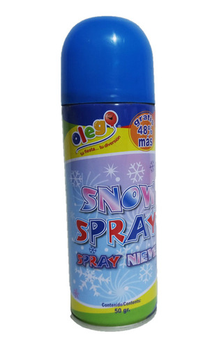 Cotillon Spray Espuma Nieve Artificial  210ml Olego