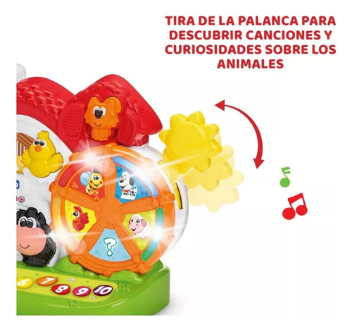 Juguete Didáctico Chicco Nueva Granja Parlante Bilingue
