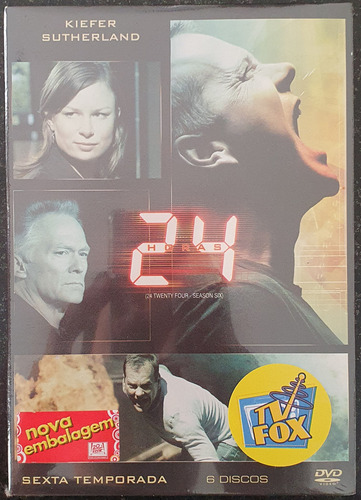 Dvd - 24 Horas Sexta Temporada Completa - Original E Lacrado