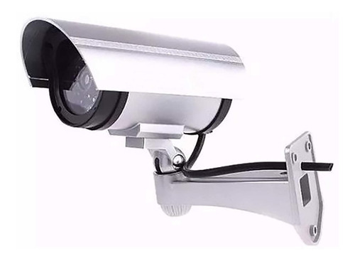 Camara Falsa Tipo Bullet Luz Led Exteriores Gocy 64826