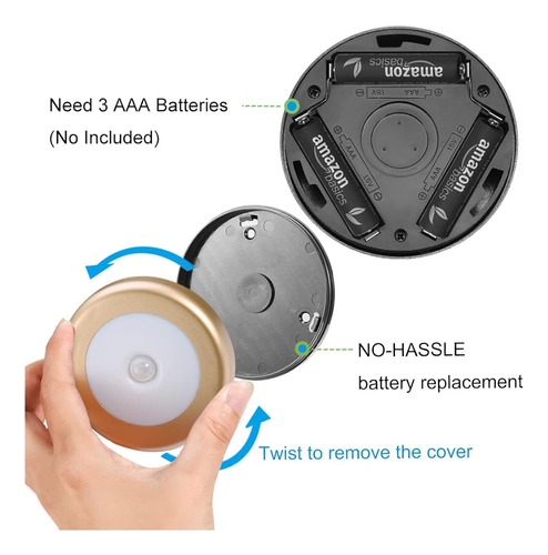 Amir Luces Con Sensor De Movimiento, Luces Nocturnas Led Ali