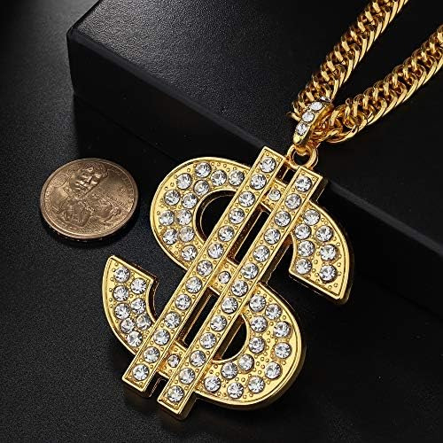 Loyallook 2pcs Cadena Chapada En Oro De 18 Quilates Con De Y