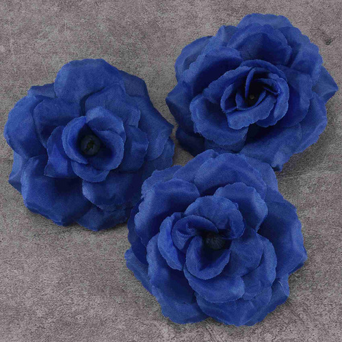 Cabeças De Flores Artificiais M4, Seda E Rosa, 50 Unidades P