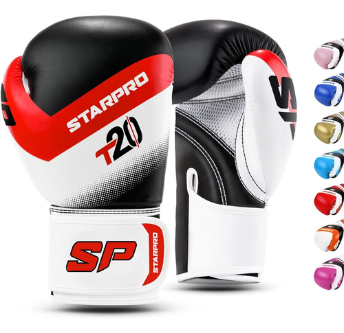 Guantes De Boxeo Starpro 16 Oz, Color Negro