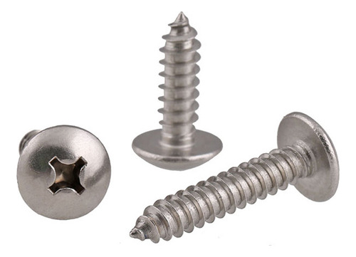 Tornillos Autorroscantes M430 316 Acero Inox M3 Cabeza Plana