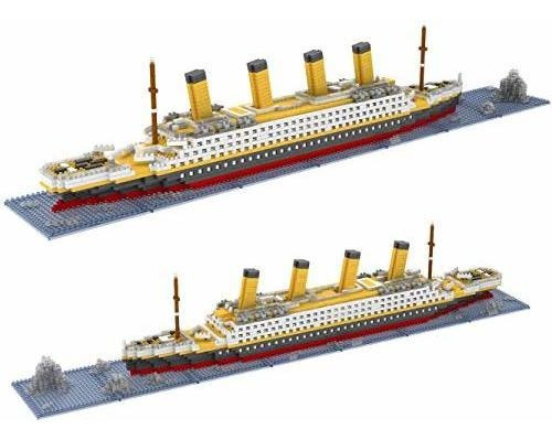 Conjunto De Bloques De Construccion De Modelo Titanic De One