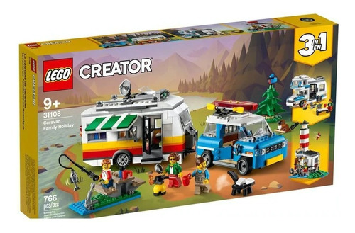 Lego Creator 3en1 Vacaciones Familiares En Caravana  31108