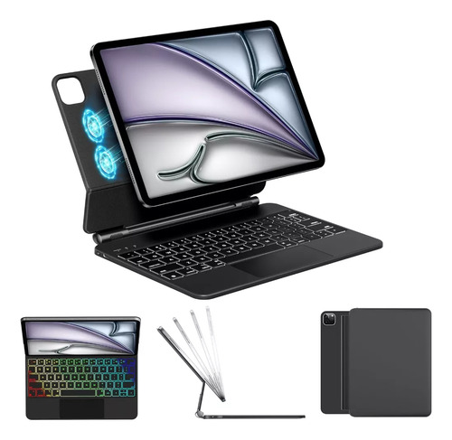 Teclado Magic Keyboard Español Para iPad 11th Generacion A16
