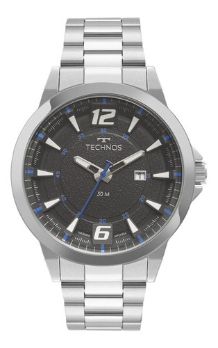 Relógio Masculino Technos Sport Racer Prateado 2117lcys/1a