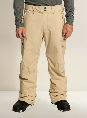 Pantalón Nieve Hombre Quiksilver Porter Ski Snowboard Camel