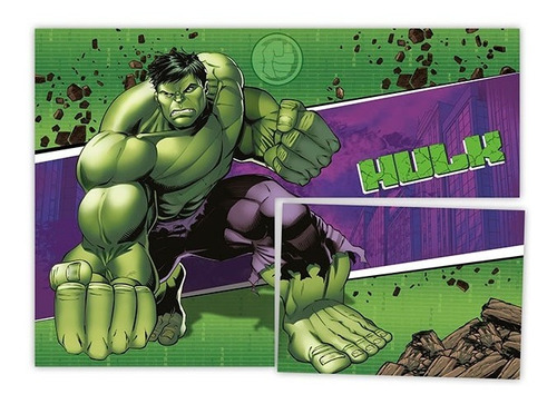 Kit Decorativo Hulk - Painel Para Parede