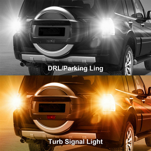 4 Bombillas Led De Doble Color 1157 Bay15d P21/5w 5630 20smd
