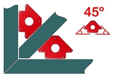 Imagen 2 de 6 de Escuadra Magnetica 3 PuLG Hasta 11 Kg Para Soldar