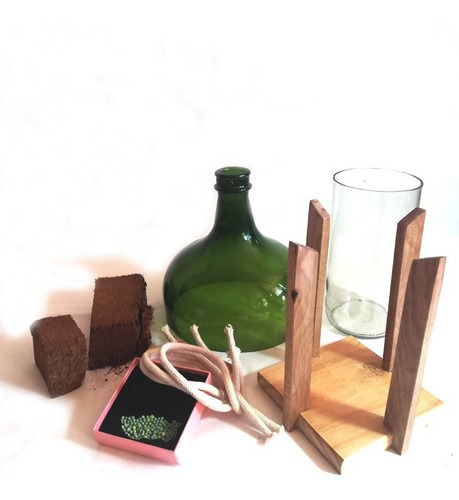 Kit Little Plant 32 Con Soporte, Maceta Autorregante