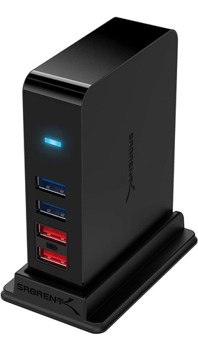 Hub Sabrent, Hb-u930 Usb 3.0 De 7 Puertos, Hasta 5 Gbps